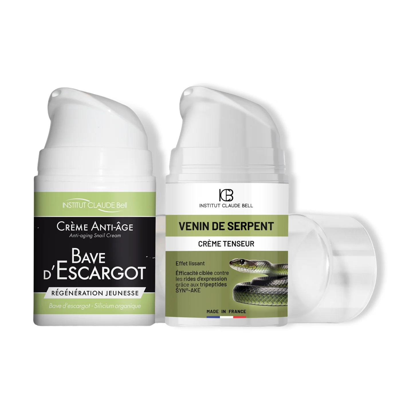 Dag en nacht anti-rimpelcrème met slakken- en slangensecretie